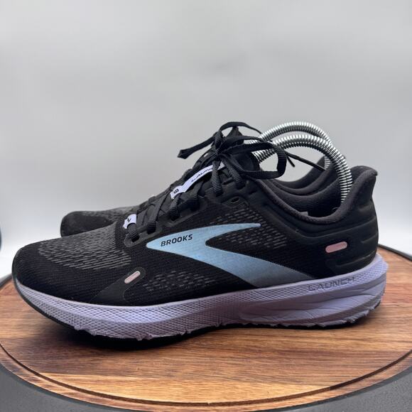 BROOKS Launch 9 Black/Blue Women's Size 8.5 Running Shoes Sneakers 1203731B060 - Picture 3 of 12